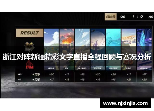 浙江对阵新疆精彩文字直播全程回顾与赛况分析